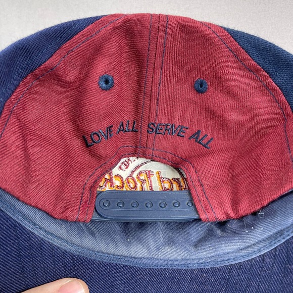 Hard Rock Cafe Dallas Hat Men One Size Blue Snapback Cap Colorblock Embroidered - Picture 9 of 10